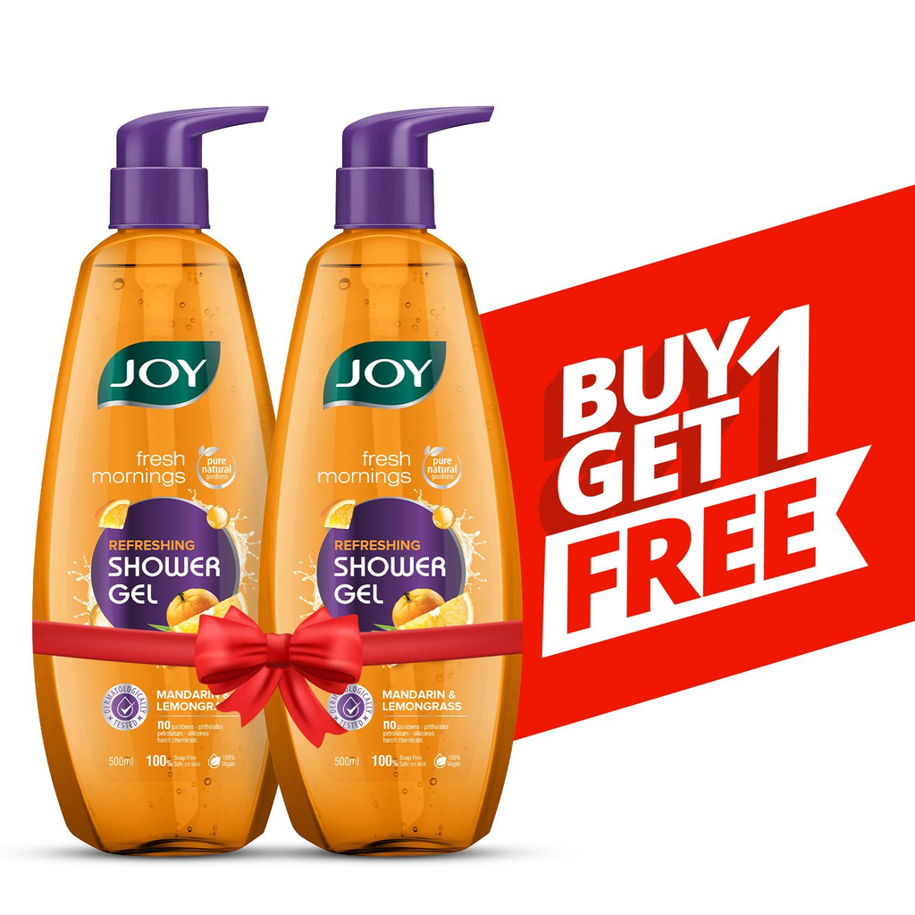 Joy Fresh Mornings Refreshing Shower Gel ,Body Wash 500ml ( Buy 1 get 1 Free)