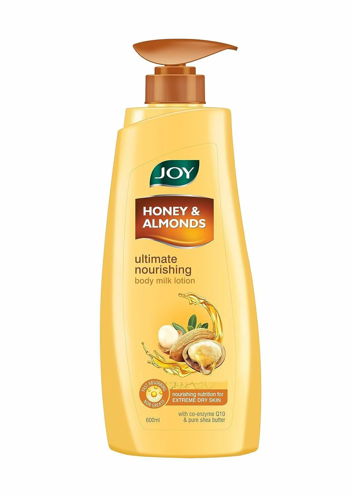 Joy Honey & Almonds Ultimate Nourishing Body Milk Lotion (600 ml)