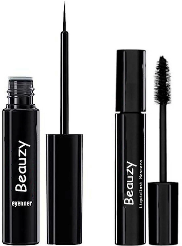 KA CAYLA Beauzy Volumiszing Mascara tags with Super Matte Glossy Black Gel Eyeliner (2 Items in the set)