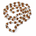 KRIWIN-Shivji Bhole Nath Yogi Himalayan Rudraksha Mahakal Necklace Mala Silver Plated Brass, Copper Chain