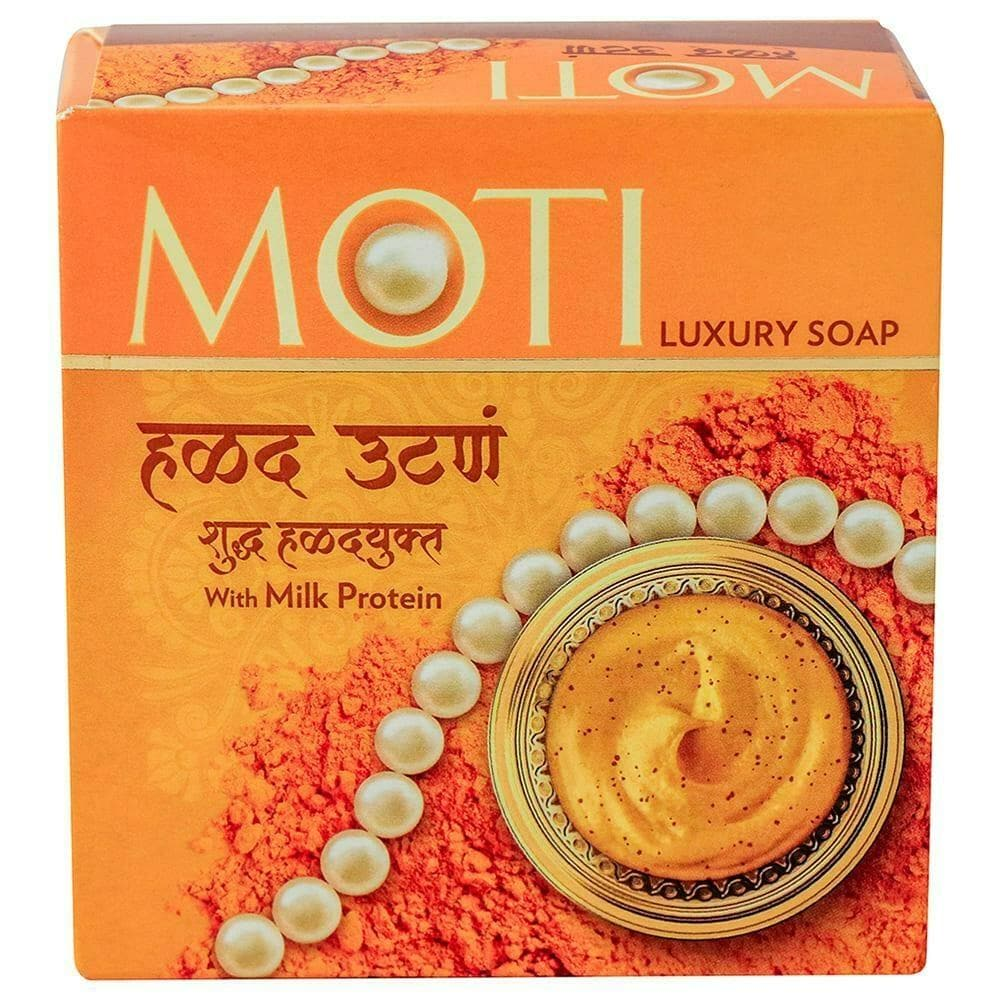 Moti Pure Haldi Ubtan with Milk Protein Luxury Soap 150 g