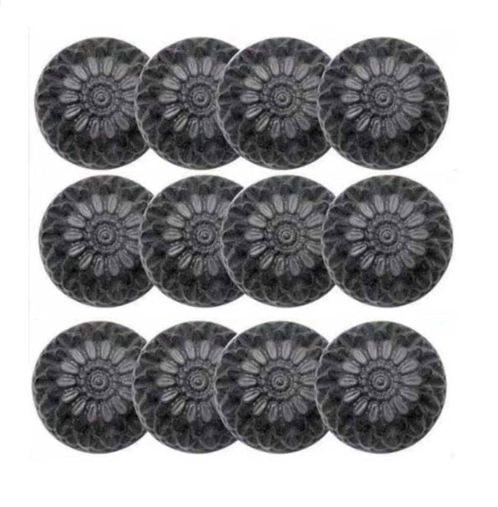 NEPROENT Activated Charcoal Soap | Home Made Soap | Black Soap | Natural Detox Soap | Deep Cleaning | Organic Soap | Deep Cleaning | Charcoal Facial Cleanser Soap for Skin Whitening | Skin Care Soa | Moisturizing Soap | Natural Detox (Pack of 12)