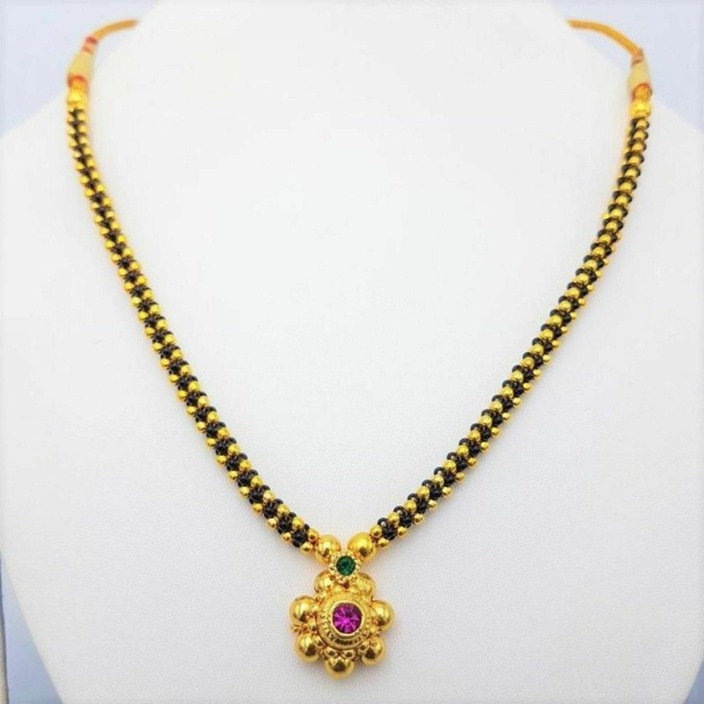 NIMZ Gold Plated Brass, Metal And Copper Necklace (Girls And Women)