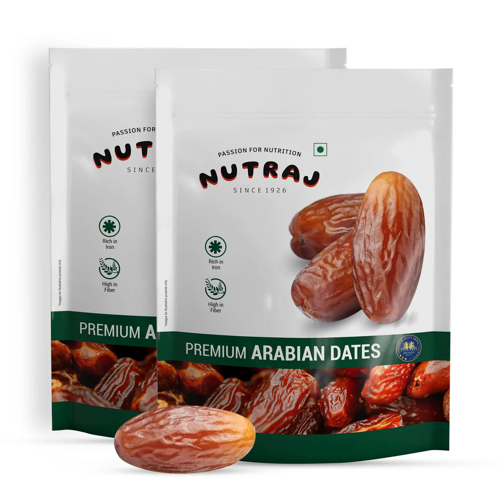 Nutraj Gold Arabian Dates 500g (Pack of 2)