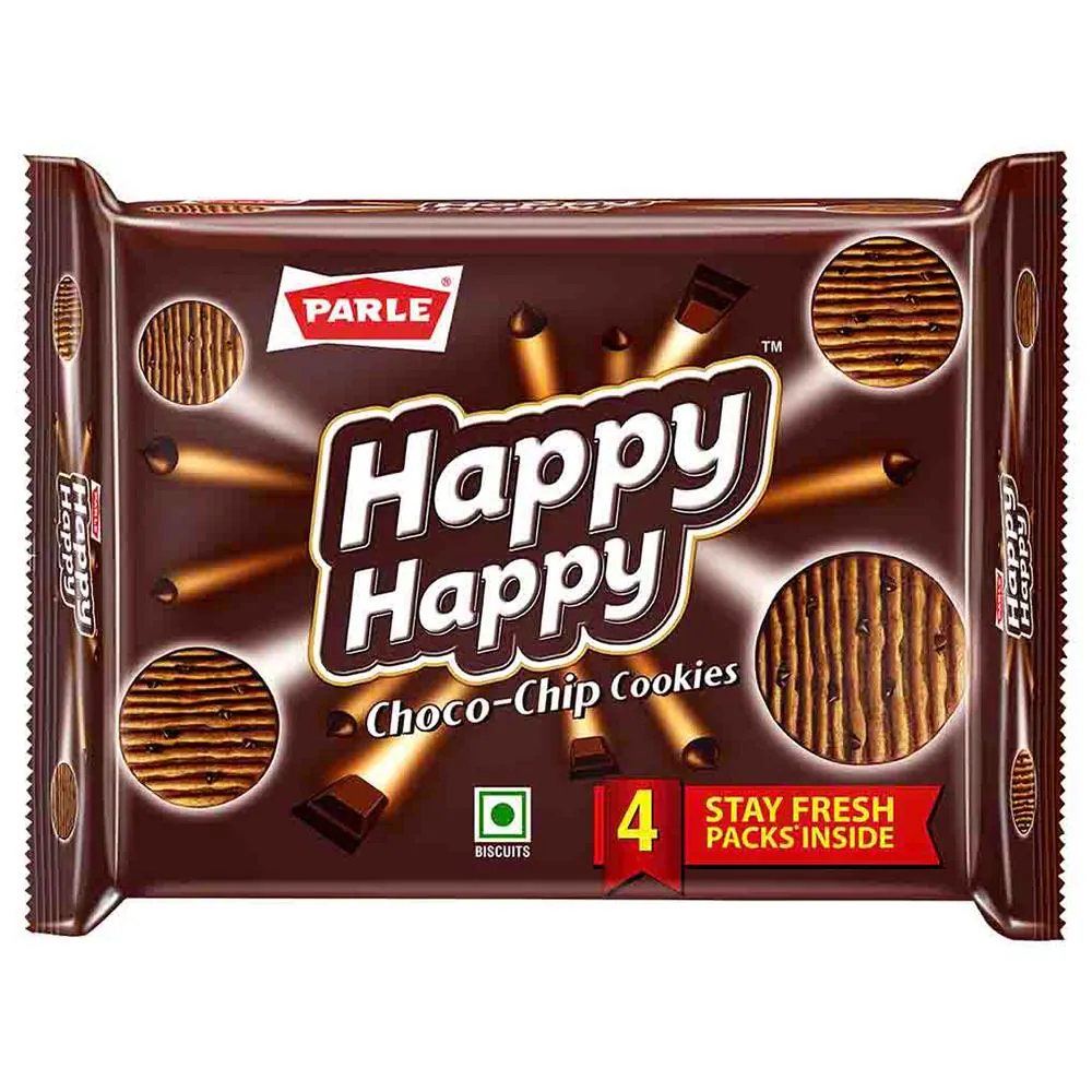 Parle Happy Happy Choco-Chip Cookies 396 g