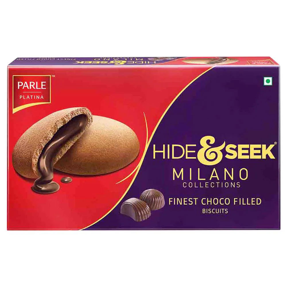 Parle Milano Hide & Seek Choco Filled Cookies 250 g