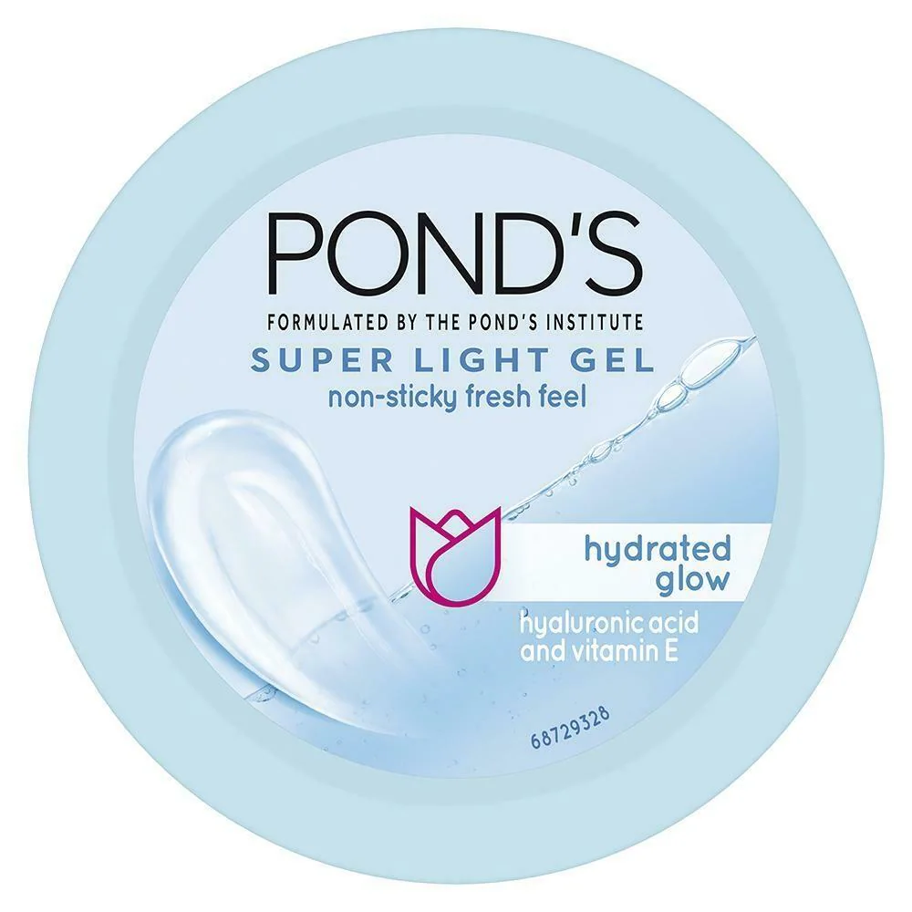 Pond's Hydrated Glow Hyaluronic Acid & Vitamin E Super Light Gel 50 ml