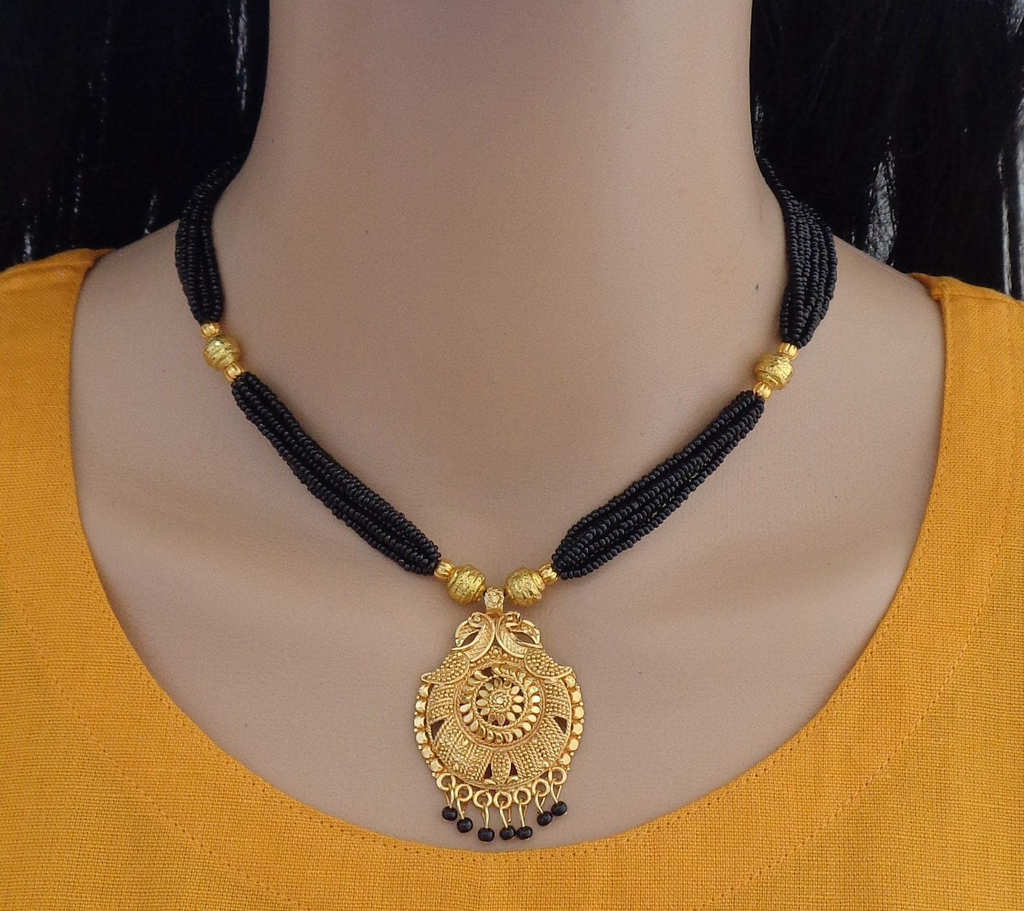 Ramdev Art Fashion Jewellery Designer and Stylish Gold Plated Mangalsutra For Women and Girls