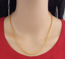 Ramdev Art Fashion Jewellery Stylish Gold Copper Chain For Women and Girls