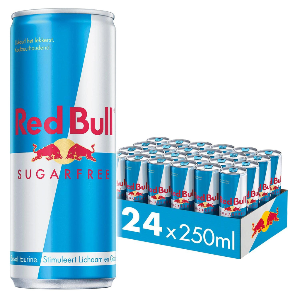 Red Bull Energy Drink, Sugarfree, 250 Ml (24 Pack)