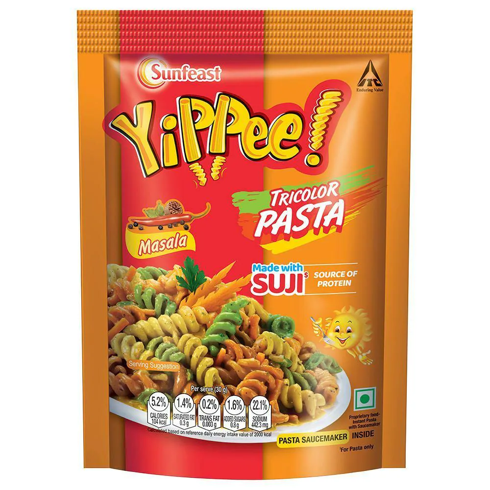 YiPPee! Instant Pasta - Tricolor Masala 70g