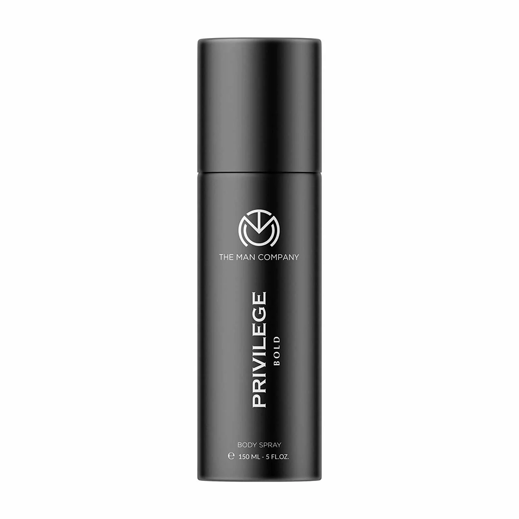 The Man Company Privilege Bold Deodorant for Men | Premium Fragrance Body Spray | Long-Lasting Smell | Perfect Deo For Everyday Use | Gift for Him - 150ml