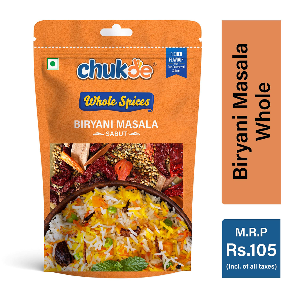 Chukde Spices Whole Biryani Masala 50g