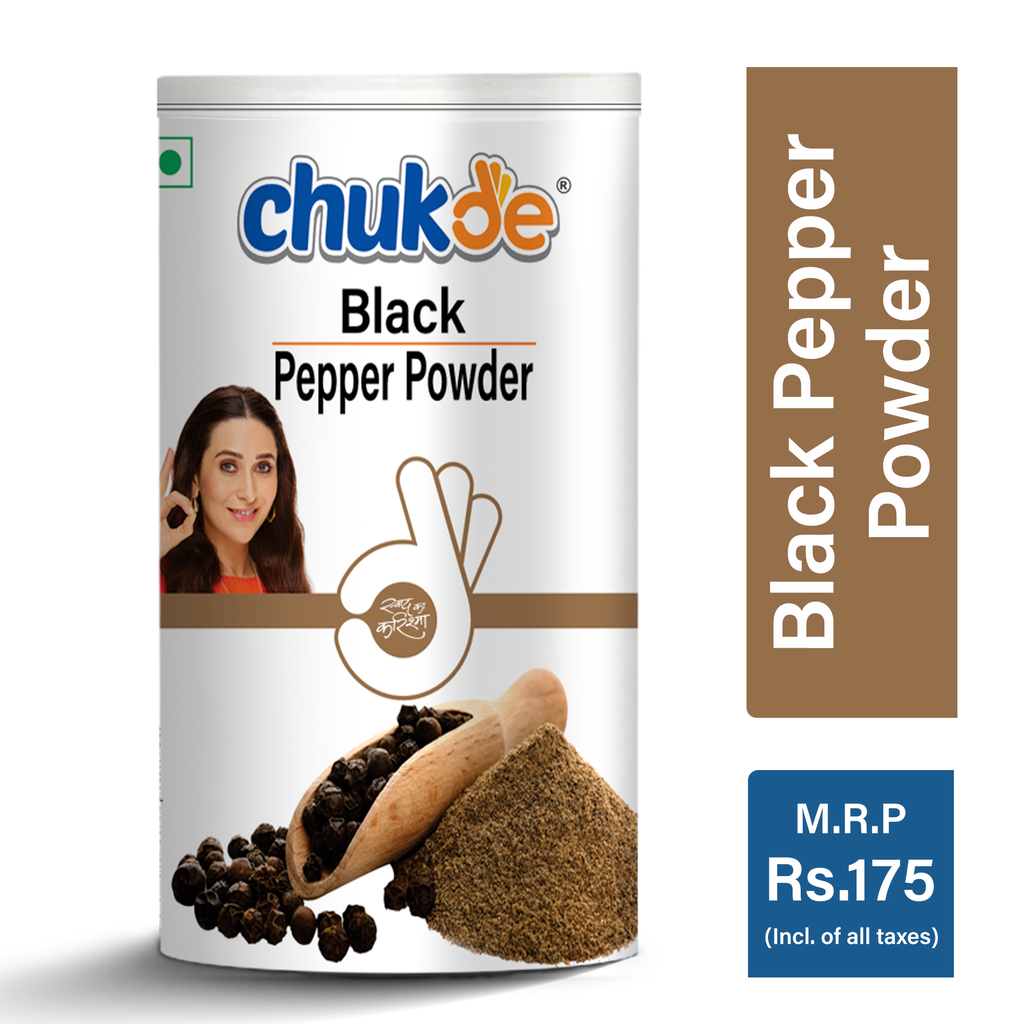 Kali Mirch/Black Pepper Powder, Sprinkler 100G