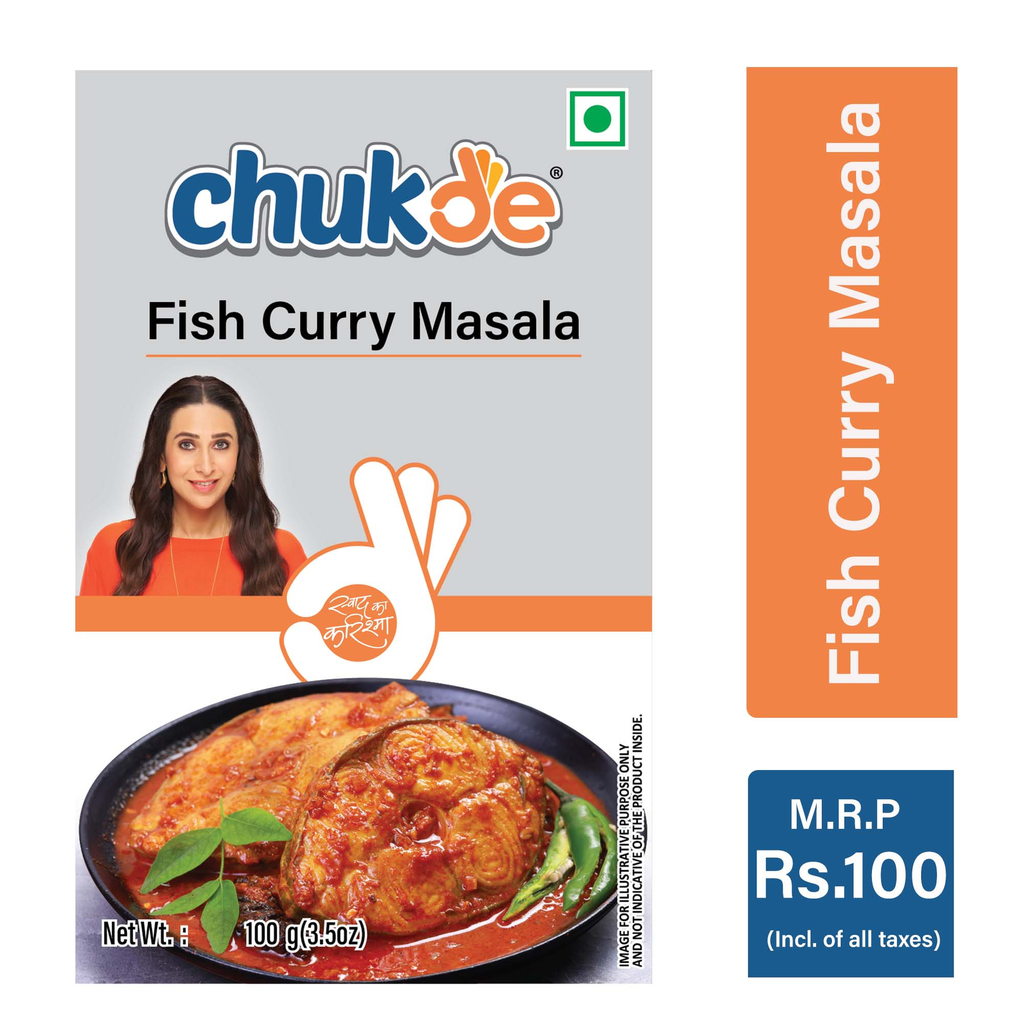 Chukde Spices Fish Curry Masala, 100G
