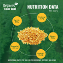 Organic Toor Dal /Arhar Dal / Split Pigeon Pea - 10 Kg ( Pack of 10 , 1 Kg , Unpolished) I Green Blossom