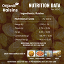 Organic Raisin /Kishmish - 1000 gms ( Pack of 4 , NPOP Certified) I Green Blossom