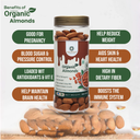 Organic Almonds / Badam - 1000 gms ( Pack of 4, NPOP Certified) I Green Blossom