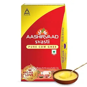 [aashirvaad-svasti-pure-cow-ghee-desi-ghee-with-rich-aroma-1l] Aashirvaad Svasti Pure Cow Ghee - Desi Ghee with Rich Aroma - 1L