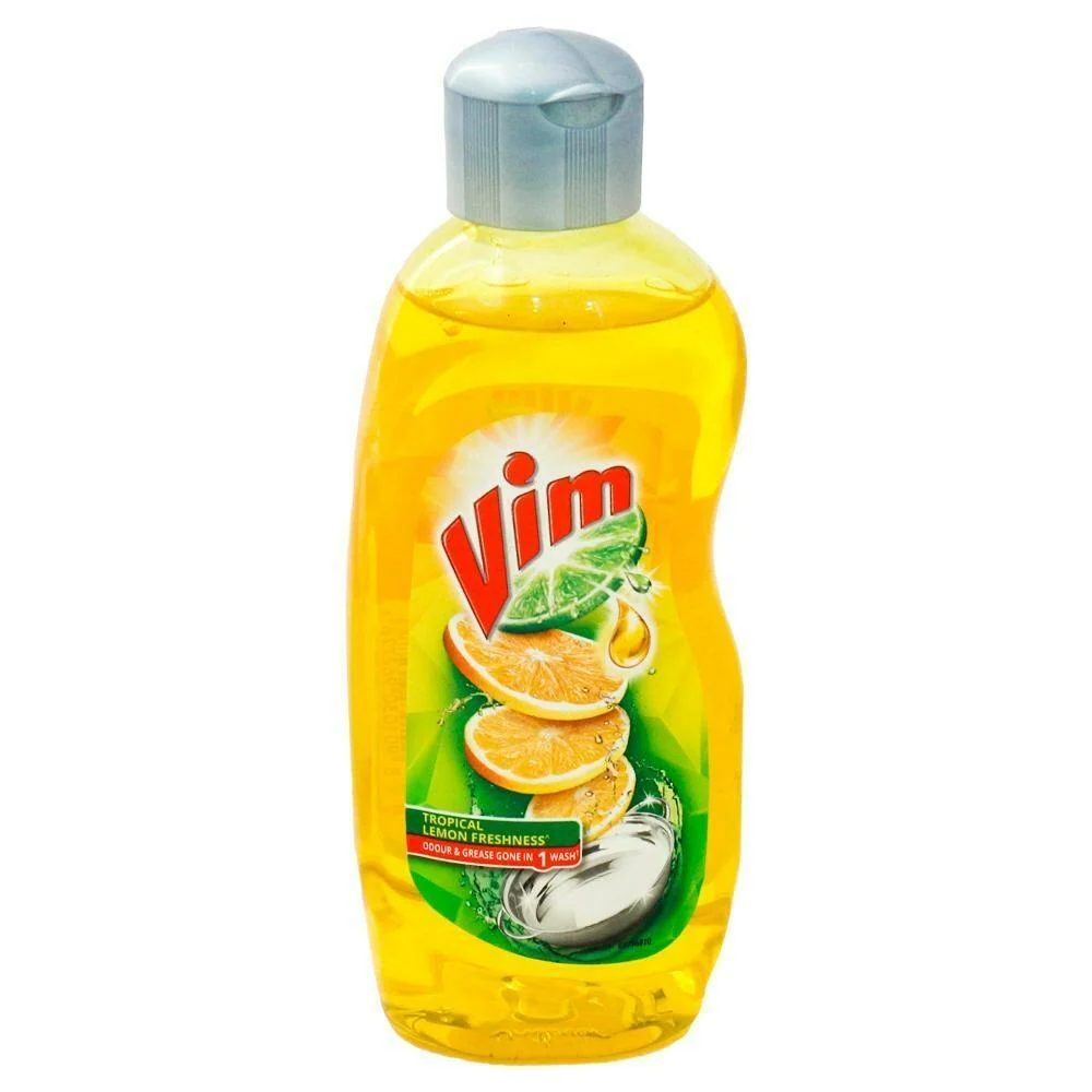 Vim Lemon Concentrated Dishwash Liquid 250 ml