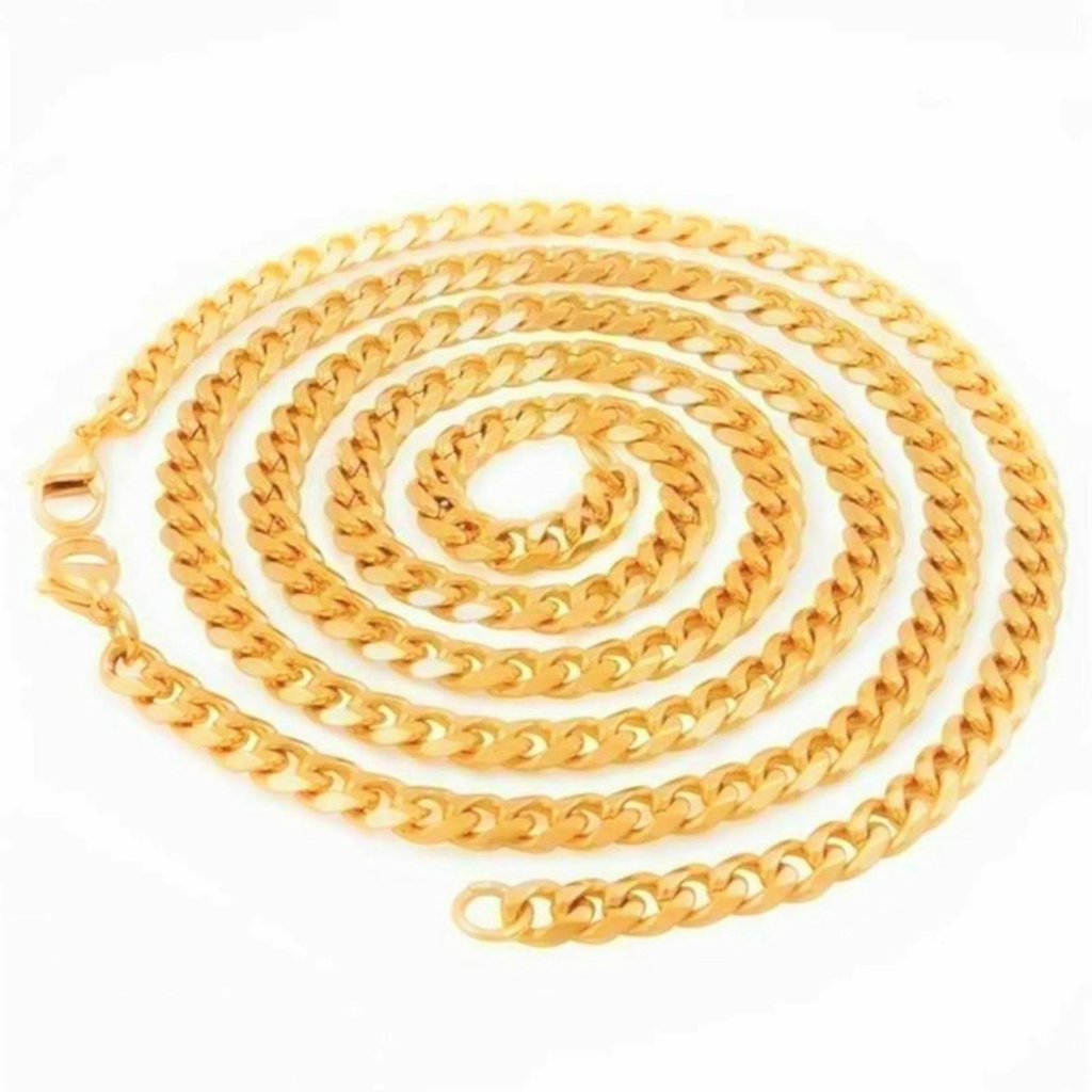 ANORI Gold, Rhodium And Silver Plated Stainless Steel And Sterling Silver Chain (Men And Women)