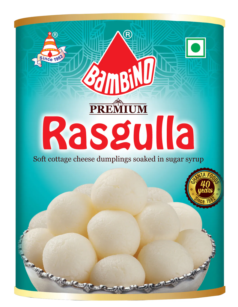 Bambino Premium Rasgulla Tin 1 Kg