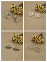 Brandsoon Sterling Silver Stone Adjustable propose Toe Ring for girls and women 4 Combo