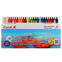 Camlin Assorted Wax Extra Long Wax Crayons With 2 Glitter Shades (26 Shades)