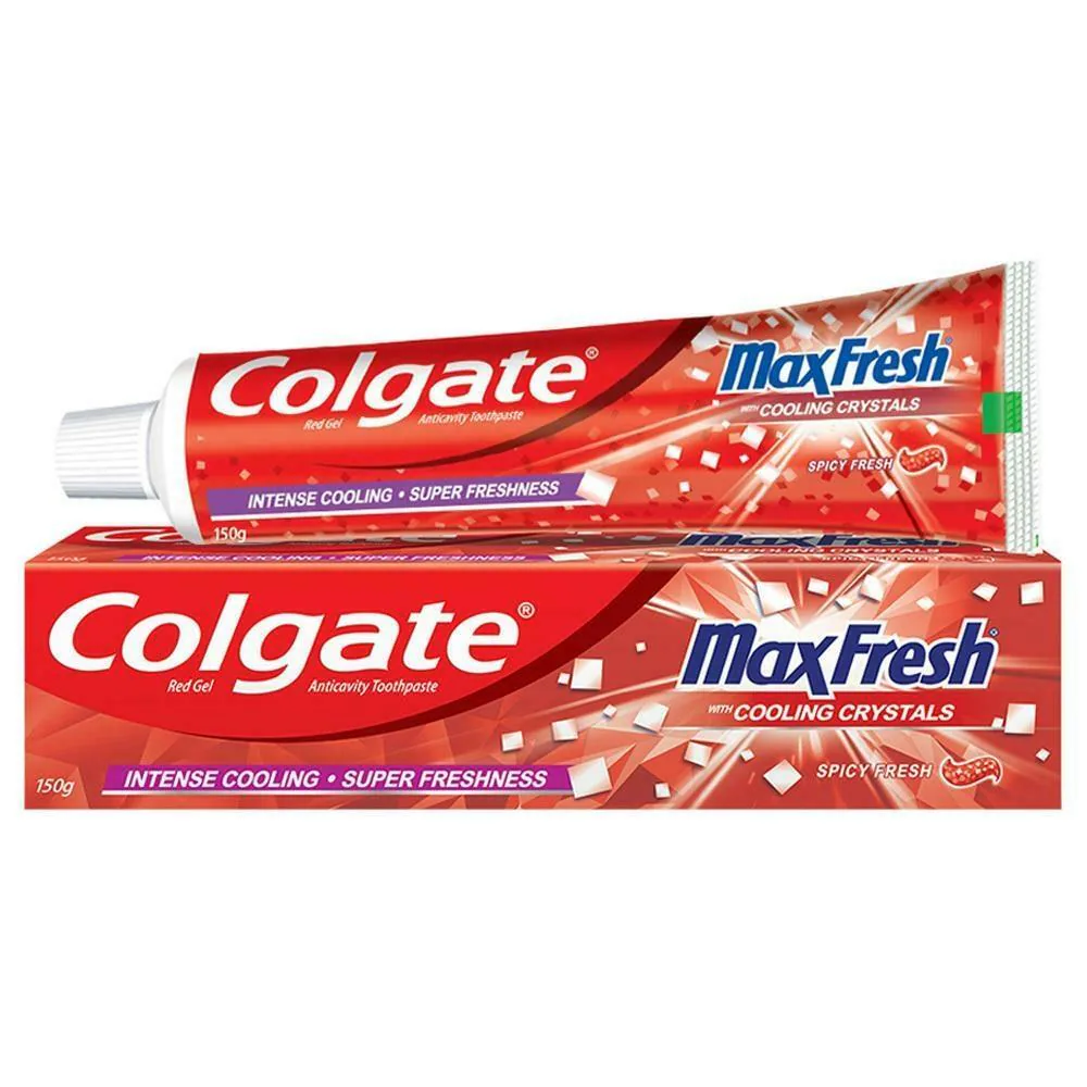 Colgate Max Fresh Spicy Fresh Red Gel Anticavity Toothpaste 150 g
