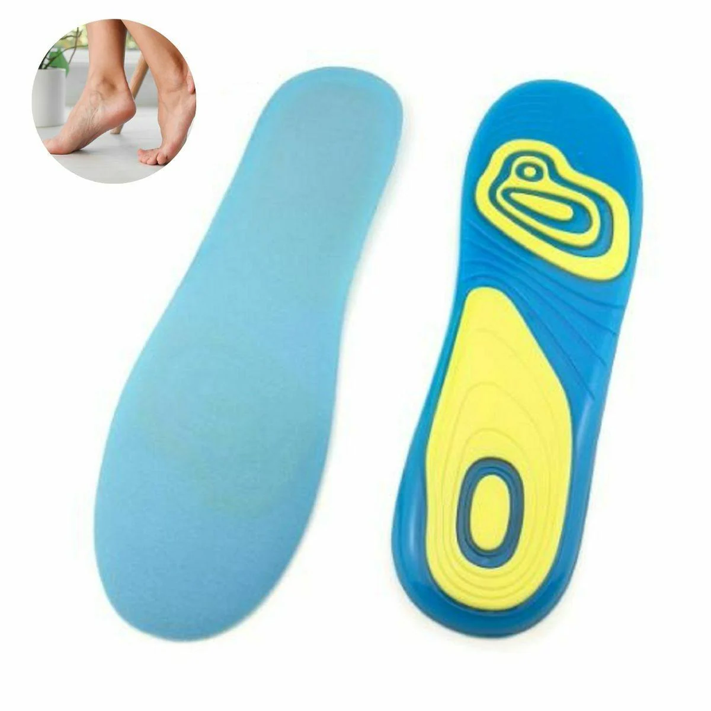 Comfortinglives Silicone Gel Insole Soft & Comfortable Cushioning Shoe Insole for Pain Relief