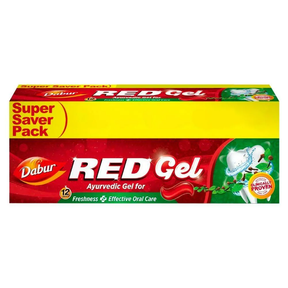 Dabur Red Gel Toothpaste 150 g (Pack of 2)