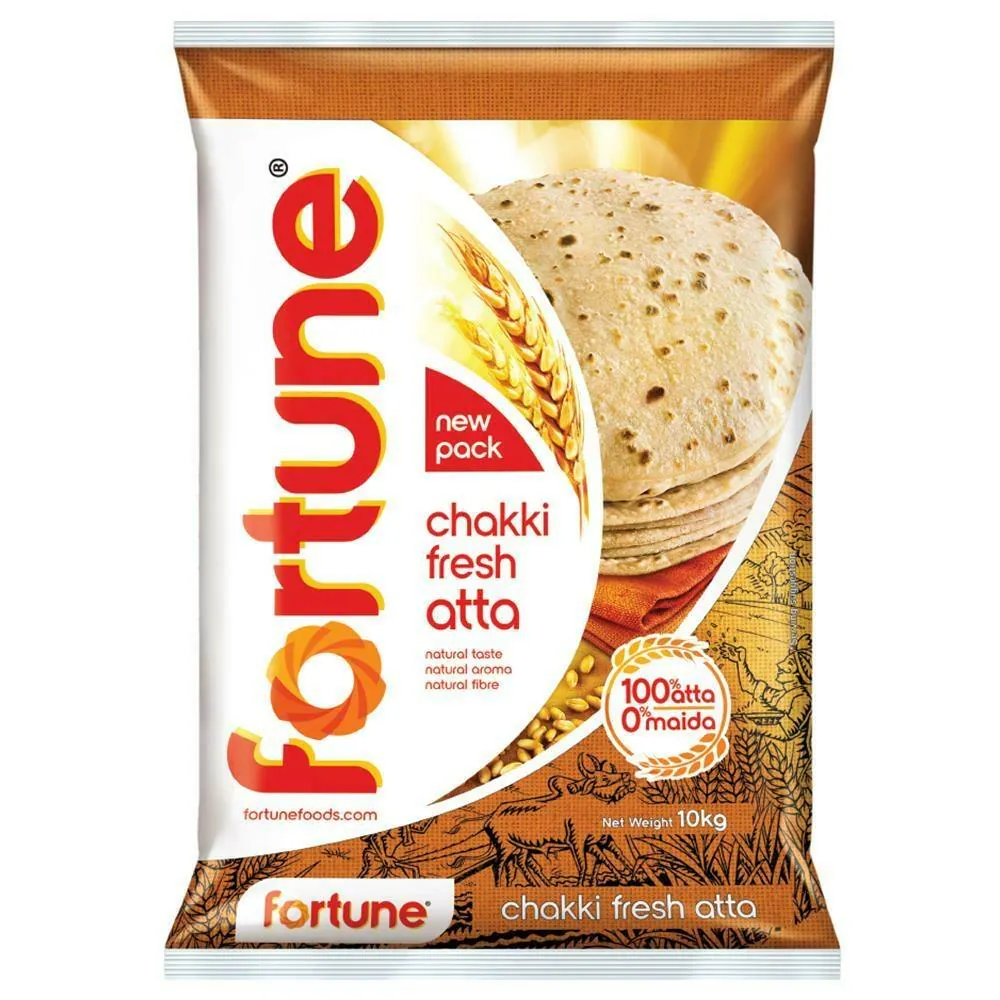 Fortune Chakki Fresh Whole Wheat Atta 10 kg