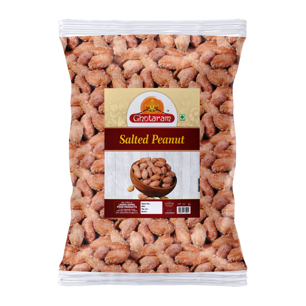 Ghotaram SING Roasted Peanuts (Khari Sing) | Salted Mungfali | Peanut Plus Roasted Peanuts Salted, Snack and Namkeen | Fast Vrat Upwaas Navratri Snack||Rakhi Diwali Festive Snack-300g*1Pack