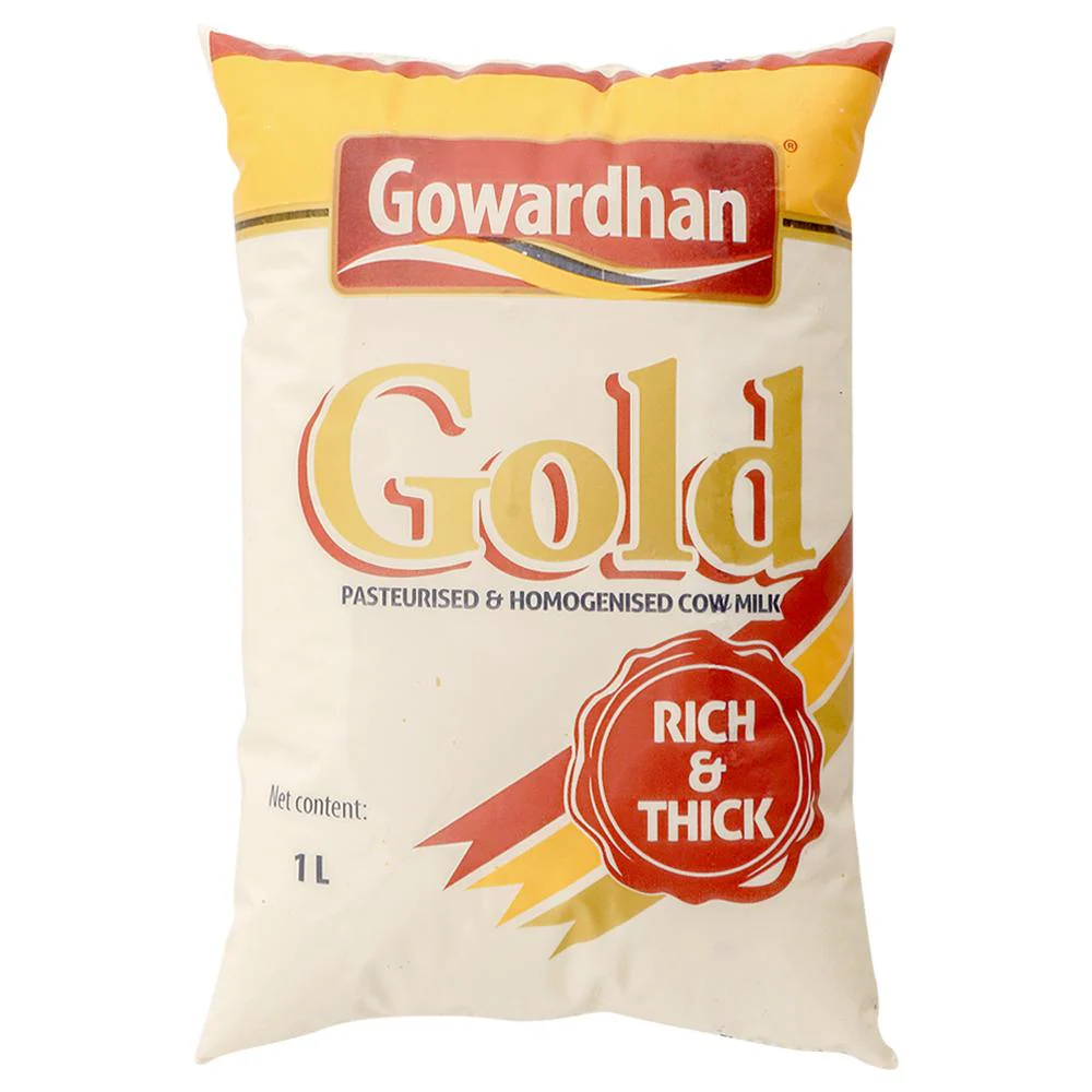 Gowardhan Gold Cow Milk 1 L (Pouch)