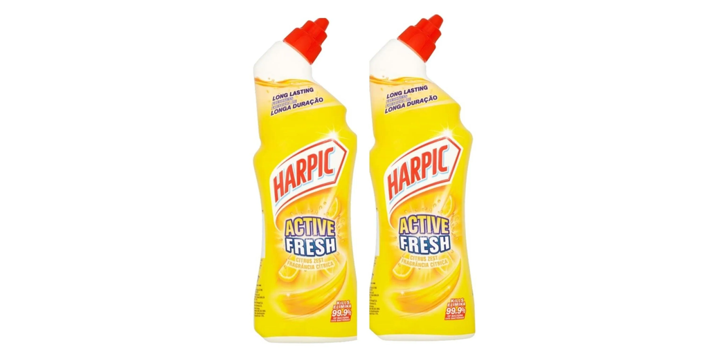 Harpic Active Toilet Cleaning Gel New 750ml Pack Of 2