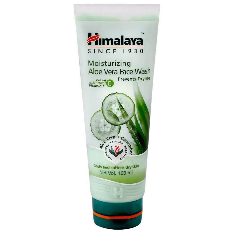 Himalaya Herbals Aloe Vera and Cucumber Moisturising Face Wash 100 ml
