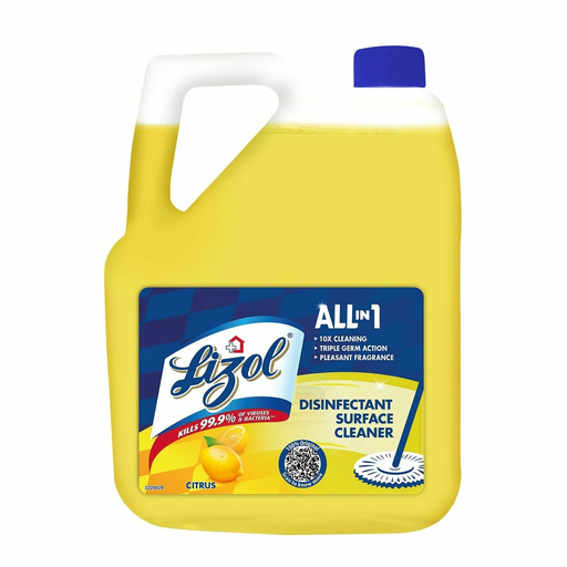 Lizol 5 litre Disinfectant Surface & Floor Cleaner Liquid, Citrus - 5 Litre