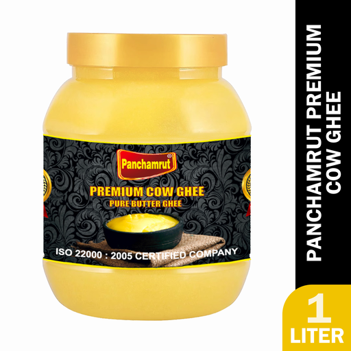 Panchamrut 1 Liter Premium Cow Ghee| Premium Cow Ghee| Cow 1000ML