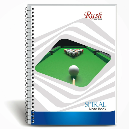 Rush A4 Size 300 Pages Spiral Notebook Ruled (Pack of 2) - Spiral Register note books