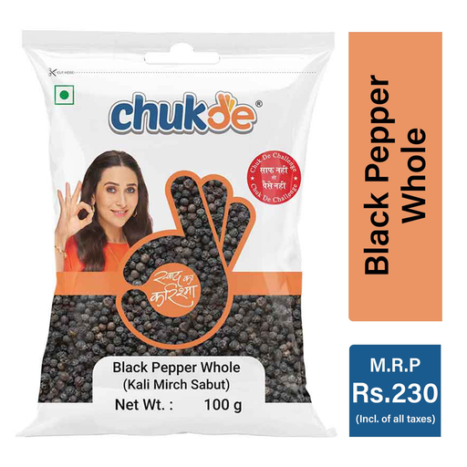 Chukde Spices Kali Mirch Sabut, 100G