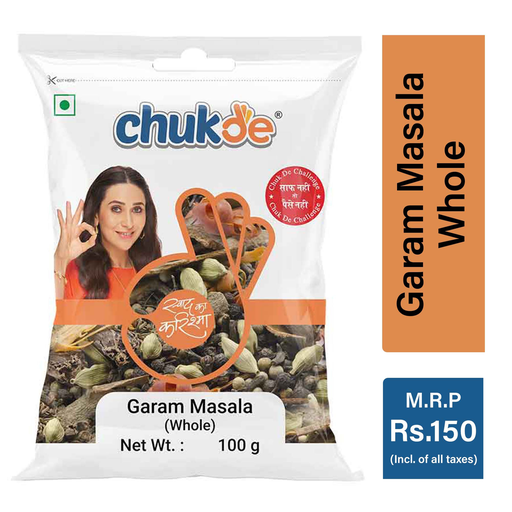Chukde Spices Sabut Garam Masala