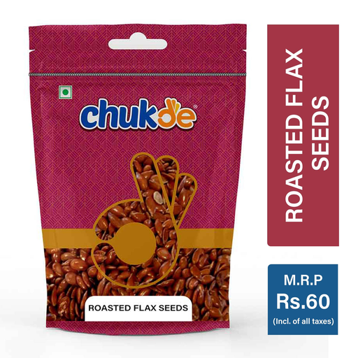 Chukde Spices Roasted Flax Seeds, 200G