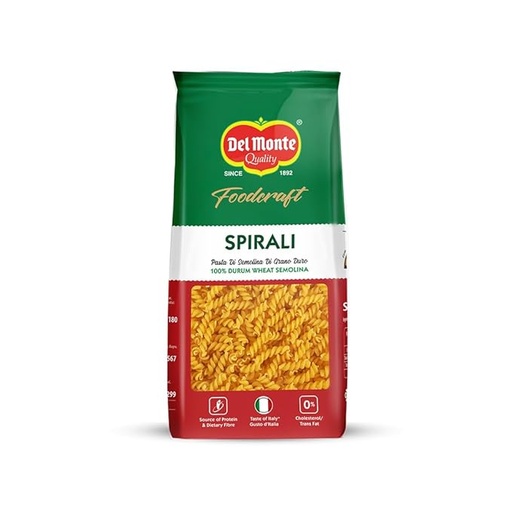 [del-monte-food-craft-spirali-pasta-400gm-vegetarian] Del Monte Food Craft Spirali Pasta, 400gm, Vegetarian