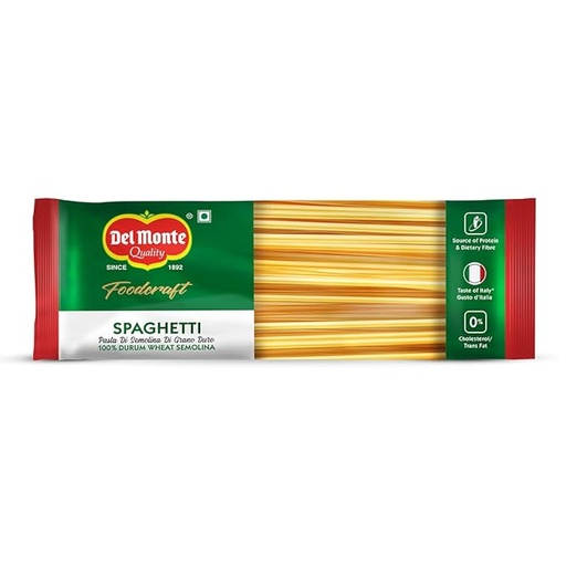 [del-monte-foodcraft-spaghetti-pasta-100-durum-wheat-no-maida-400-500-grams] Del Monte Foodcraft Spaghetti Pasta (100% Durum Wheat - No Maida), 400/500 grams