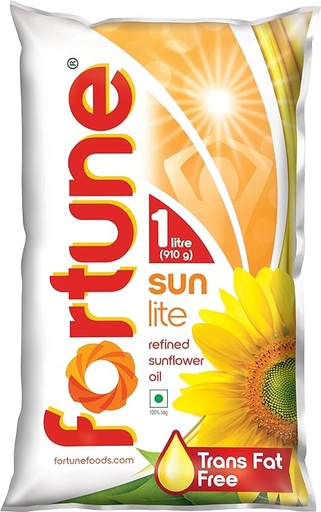 [fortune-sunlite-refined-sunflower-oil-1l] Fortune Sunlite Refined Sunflower Oil, 1L