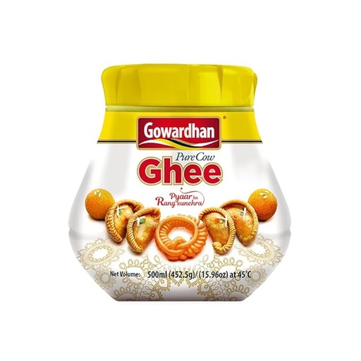 [gowardhan-pure-cow-ghee-jar-500-ml] Gowardhan Pure Cow Ghee Jar 500 Ml