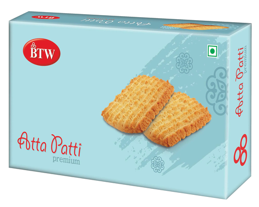 BTW Atta Patti Premium Cookies 400g