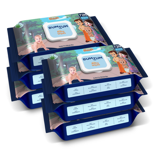 Bumtum Wet Wipes Pack of 6