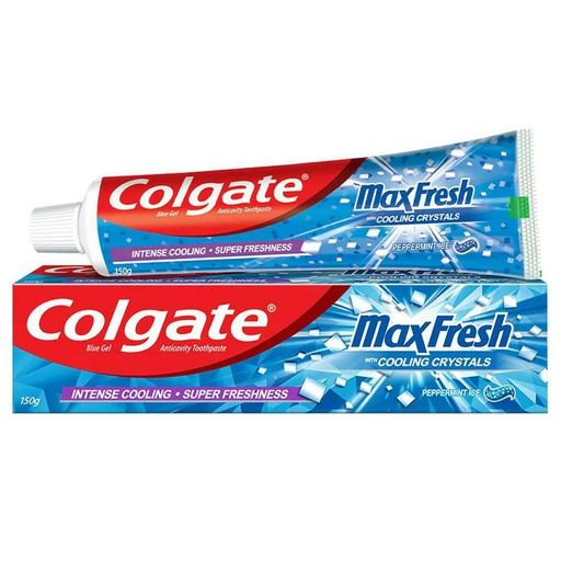 Colgate Max Fresh Peppermint Ice Blue Gel Toothpaste 150 g